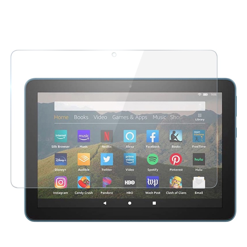 thumbnail image 2 of KMV Premium PET Screen Protector For Amazon Kindle Fire HD 10, HD 8 (2022-2021) Anti-Scratch Clear 2 of 6