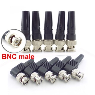 Bộ chuyển đổi phích cắm BNC Nam Cáp RG59 đồng trục xoắn cho Camera quan sát Bộ chuyển đổi đầu nối Video / AUDIO F @ VN