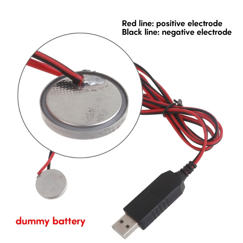 Star USB 5V2A Đầu Vào Dây Cáp Sạc Cho CR2032 3V Đầu Ra Pin Thiết Bị Chạy Điện Đa Năng Di Động Dây Sạc L