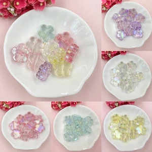 10 Chiếc Đính Hạt Neclace Vòng Tay Trang Sức Làm Cho Hạt Hoa Thủ Công DIY Phát Hiện Thủ Công 15 Mm Dây Chuyền Điện Thoại Di Động
