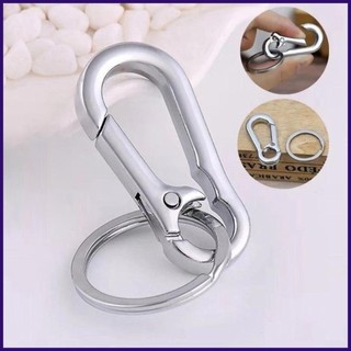 Móc Chìa Khóa Bằng Kim Loại Nhỏ Nhắn Thiết Kế Đơn Giản Tiện Dụng Cho Xe Hơi