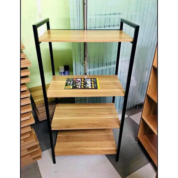 KỆ ĐỂ LÒ VI SÓNG 4 tầng - kệ bếp để đồ đa năng 5 tầng gỗ kết hợp với sắt sơn tĩnh điện, chắc chắn