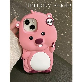 Dễ Thương Ốp Điện Thoại Silicon Mềm Chống Sốc Hình Bánh Quy Màu Hồng Cho iphone15 14 13 12 11 pro max ixr