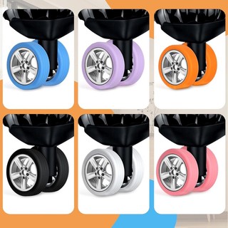 Silicone bảo vệ tay áo cho bánh xe vali - Nói lời tạm biệt với tiếng ồn và bánh xe mòn