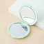 Gương trang điểm ZENZON, Gương cầm tay gấp di động, Gương bỏ túi dễ thương hai mặt Mini đơn giản dành cho nữ