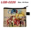 HT3 One Piece Luffy Trẻ Em Hoạt Hình Anime Ví Đựng Tiền Xu Ví Đựng Thẻ ID Tín Dụng Túi Tai Nghe Túi Bé Trai Ví