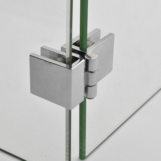 Kẹp Cửa Kính Bằng Kẽm Xoay 90 Độ 180 Độ Siêu Bền Tiện Dụng Cho Nhà Tắm / Nội Thất