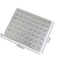 Hộp sắp xếp lưới DAYBREAK 56, Hộp sắp xếp có thể điều chỉnh hình vuông bằng nhựa, Vòng cổ hộp trang sức dung tích lớn trong suốt chống bụi