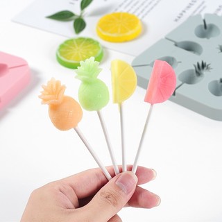 Khuôn Kẹo Mút Lollipop, Khuôn Silicon Làm Kẹo Mút Hình Thú Love/Thú/Hoa Quả/ Cây Thông Giáng Sinh Dễ Thương Cho Bé