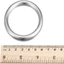 YYlingx Set 2 Vòng Tròn Inox 304 Liền Mạch Không Đường May Gắn Thắt Lưng / Túi Xách