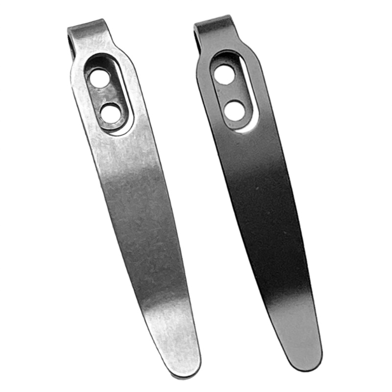 ZYARUKO 1 Bộ 420 Chất Liệu Thép Không Gỉ Kẹp Lưng Với 3 M 2 5 Vít Bỏ Túi Eo Kẹp Cho Dao DIY Make Acc