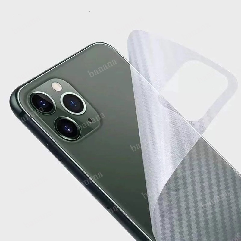 Infinix Hot 40 Pro Carbon Back Film cho Infinix Hot 40 40i 30 30i 30 Chơi Sợi Carbon Phía Sau Miếng Dán Bảo Vệ Sợi Carbon