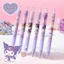 Bút gel (6 s), mực đen 0,5mm, bút statiry đáng yêu Kuromi Kitty My Me | Bluerubystore