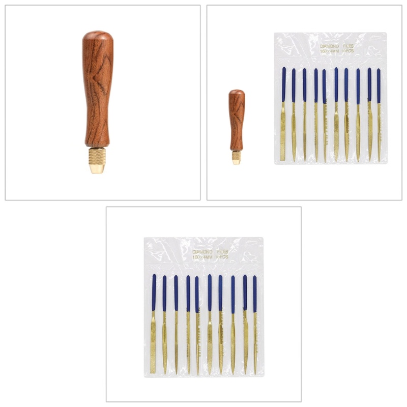 HL Kim Cương Kim Loại Tập Tin DIY Rasp Kim Trang Sức Đánh Bóng Khắc Dụng Cụ