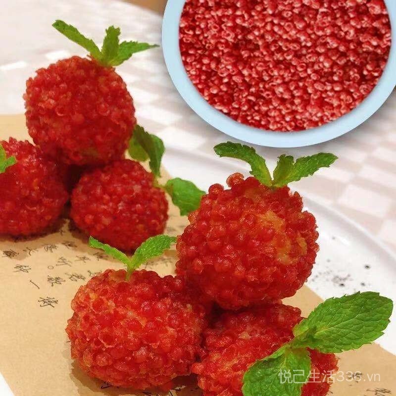 Bóng tôm lychee nụ cười của Red Dust Concubine, hạt lớn giòn đỏ đặc biệt cho chiên và nướng, nguyên liệu cho ẩm thực