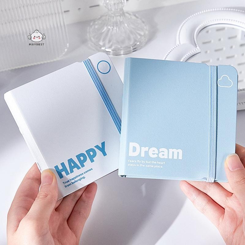 Maybest Chất kết dính thời trang Photocard Holder Album ảnh có dây đàn hồi Thẻ thần tượng Thu thập Sách Photocard tối giản Chất kết dính Photocard {VN}