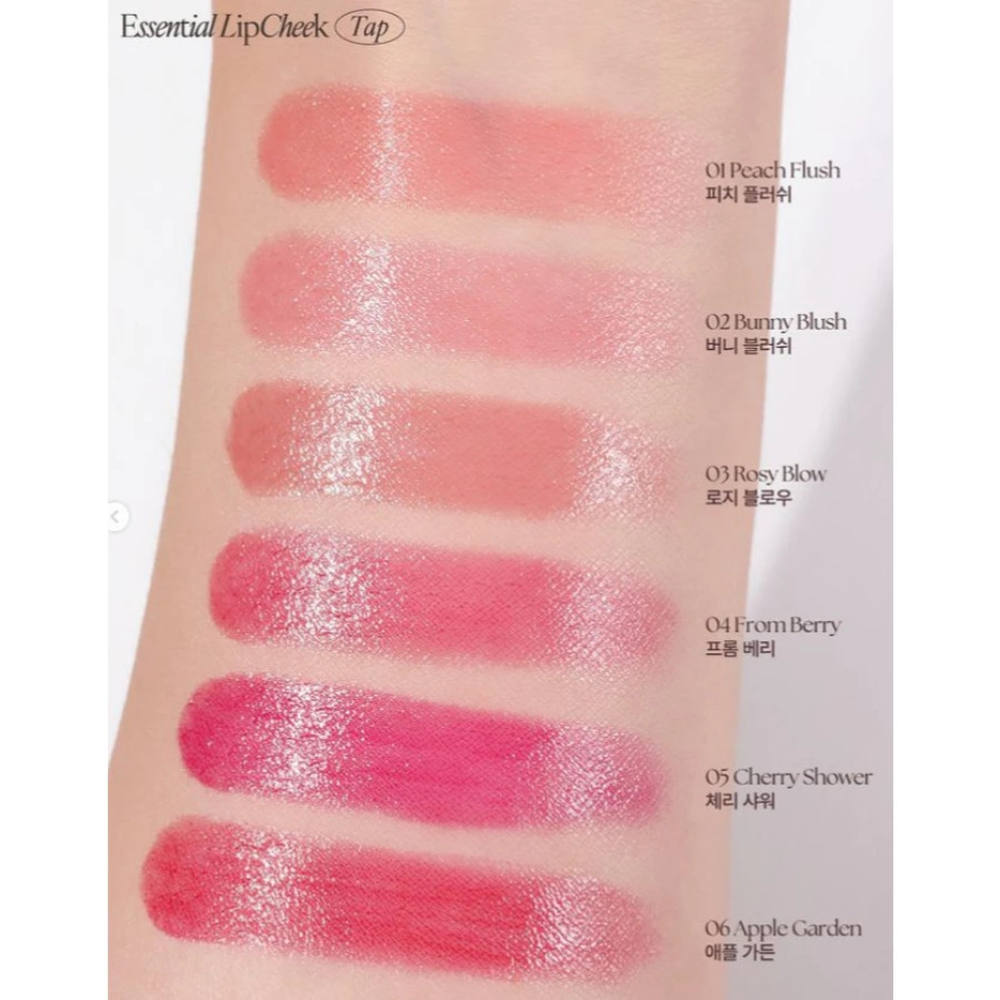 Son Bóng Má Hồng Clio Essential Lipcheek Tap 2in1 4.5g