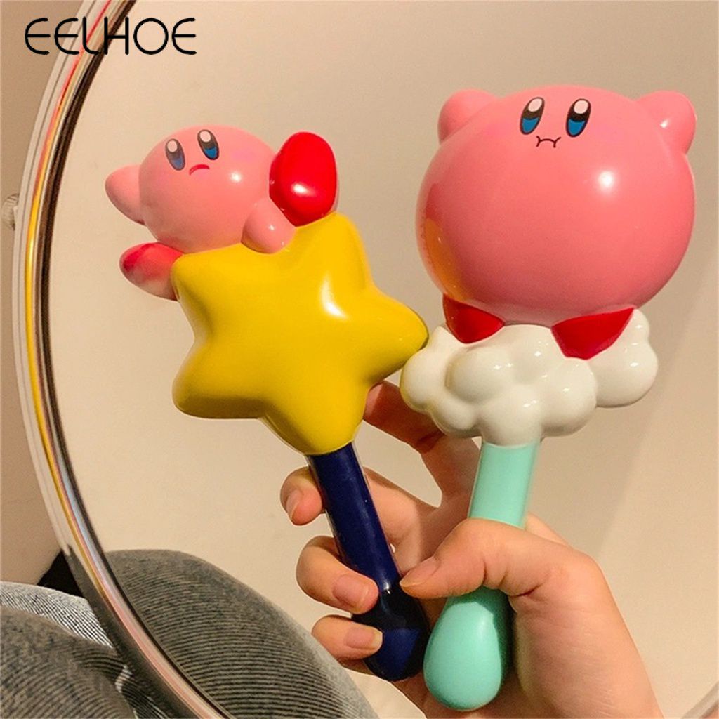 Ảnh Kirby Lược Chải Tóc Túi Khí Mát Xa Da Đầu Họa Tiết Ngôi Sao Hoạt Hình Dễ Thương Làm Quà 1