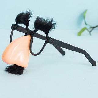 Kính ngộ nghĩnh hài hước với ria mép đen và lông mày cho các bữa tiệc trang phục và Cosplay
