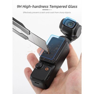Dành cho DJI OSMO POCKET 4 / 3 phim cường lực phụ kiện bảo vệ màn hình ống kính độ phân giải cao chống cháy nổ túi phim 4 phụ kiện máy ảnh thể thao cầm tay