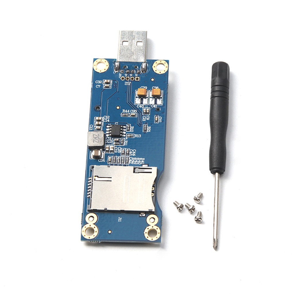 Thẻ Chuyển Đổi Pcie wwan Sang usb 2.0 Kèm Khe Thẻ sim Cho wwan / lte module 3g / 4g huawei em730 / samsung zte