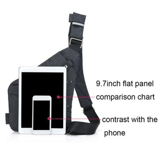 HOBBYIN Túi đeo chéo HOBBYIN, Túi đeo vai chống nước bằng Nylon, Túi bỏ túi cá nhân đa năng chống trộm thông thường