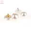 10 Cái 10mm / 12mm Nấm Giả Nhựa Áo Sơ Mi Hình Bán Nguyệt Ngọc Trai Nút Chân Cho Quần Áo May Trang Trí DIY Mới