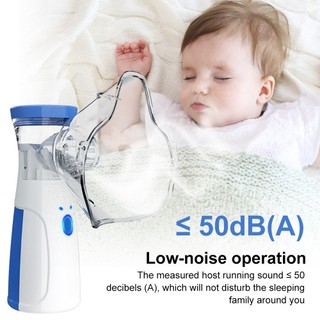 Có PIN sạc - INSMART Máy xông/máy thở khí dung cầm tay Nebulizer Cầm Tay Cho Bé Và Người Lớn