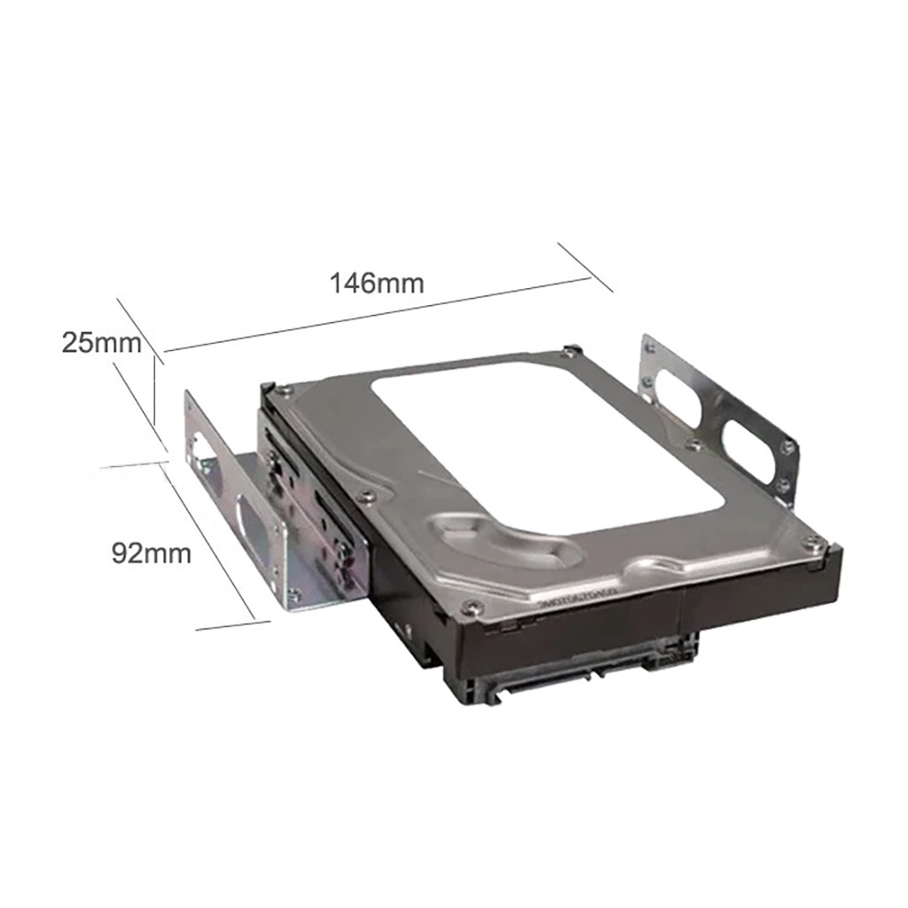 Khay Đựng Ổ Cứng Chuyển Đổi jmt 3.5 "Sang 5.25" Cho Máy Tính / Ổ Đĩa Cứng hdd 3.5 inch Giá Đỡ