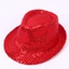 JUNYUE88US Sequins Fedora Hat, Sequin Brilliant Dance Jazz Cap, Role Play Prop Shiny Hip Hop 58cm / 54cm Mũ Jazz lấp lánh dành cho người lớn