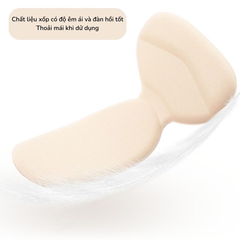 [COMBO 5 ĐÔI]Lót Giày Chống Rộng, Chống Rớt Gót Cao Cấp, Bảo Vệ Chân Khi Mang Giày-  Miếng Lót Gót Giày Chống Rộng