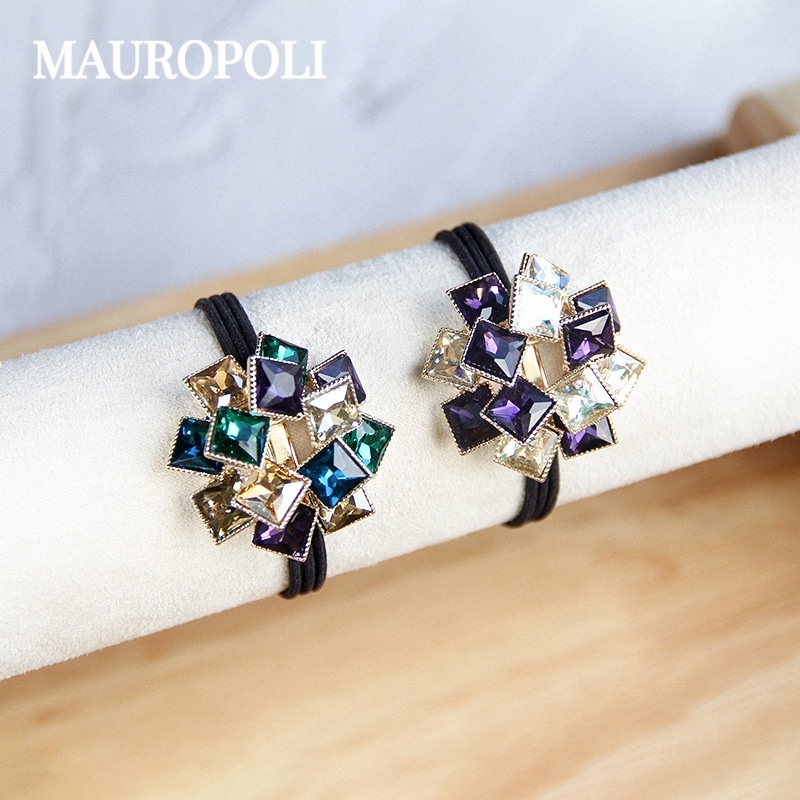 Mauropoli [Sẵn Sàng] Dây Tóc Nữ Đầu Dây Nữ Nhật Bản Hàn Quốc Phụ Kiện Tóc Phổ Biến Đầu Bóng Đuôi Ngựa Kim Loại Kim Loại