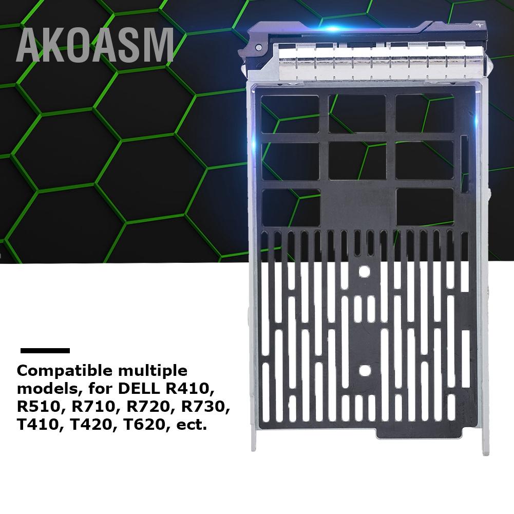 AKOASM 3.5-inch SAS SATA SSD Khay Ổ Đĩa Cứng Chân Đế Cho DELL R410 R510 ...