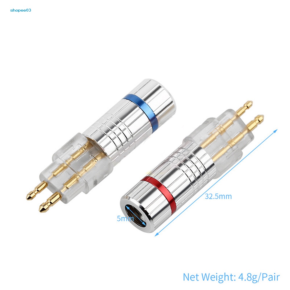 Bộ 2 Đầu Nối Dây Cáp Tai Nghe Cho Sennheiser HD650 HD600 HD580 HD25
