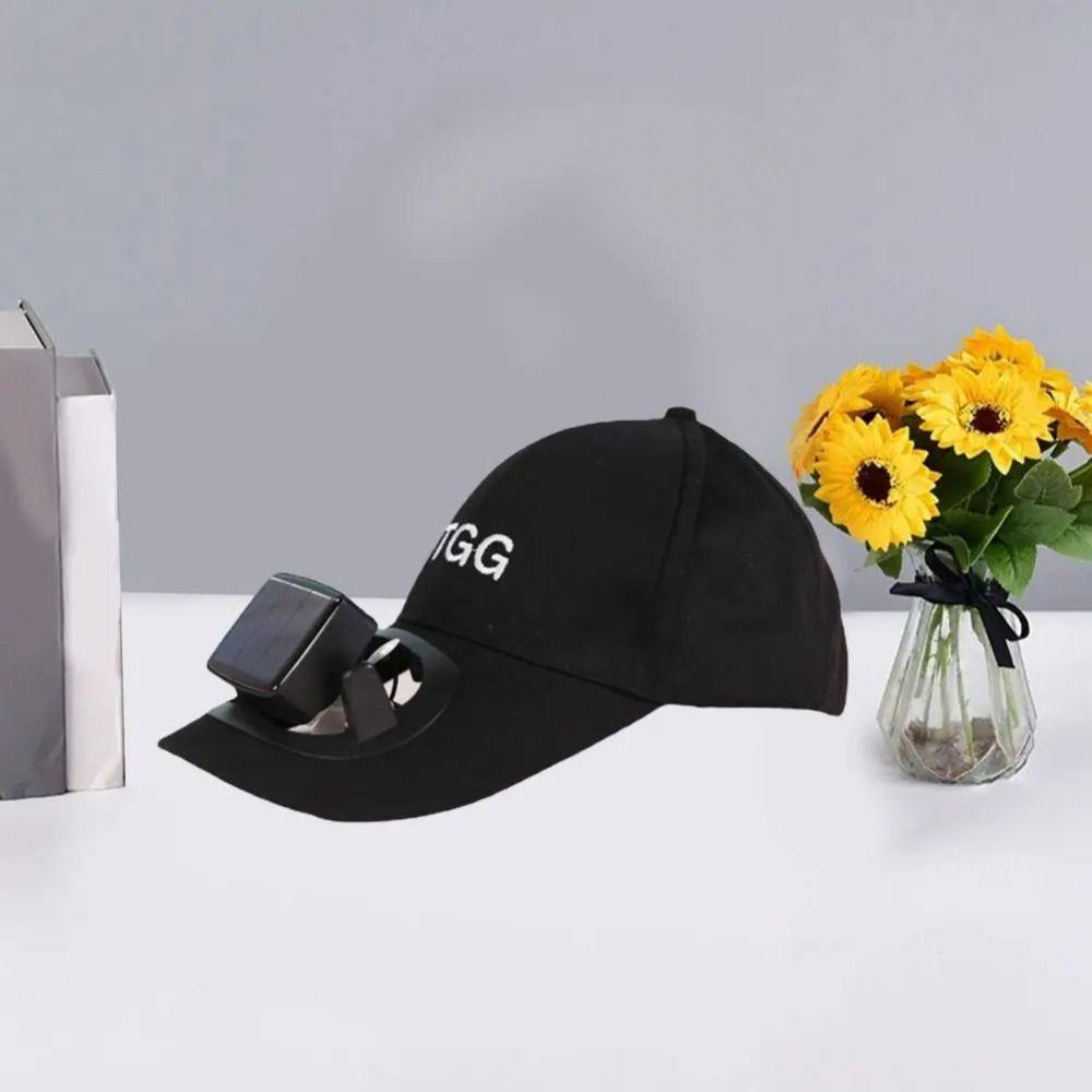 Wanyedi Fan Sunhat, Quạt Sạc USB Gió Mạnh Mũ Bóng Chày, Sạc Thường Ngày Vành Dài Quạt Có Thể Tháo Rời Chống Nắng Mũ Nam Nữ