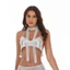 GODD Nữ Sequins Crop Tops Không Tay Dây Cổ Tank Tops Vest Clubwear