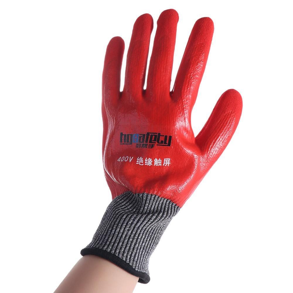 Găng tay cách điện màn hình cảm ứng JSJING, chịu 400V/500V, siêu mỏng, chống dầu, đa năng