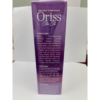 Combo Dung Dịch Vệ Sinh Phụ Nữ ORISS Tía Tô 200ml - Nước Hoa ORISS Tía Tô 10ml