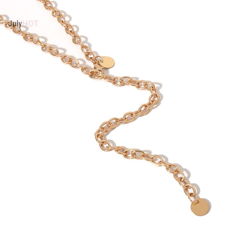 Julyhot Thời Trang Nữ Thắt Lưng Dây Kim Loại Vàng Bạc Màu Dây Thắt Lưng Dây Xích Cho Đầm Áo Sơ Mi Quần Áo Phụ Kiện Massivedeals