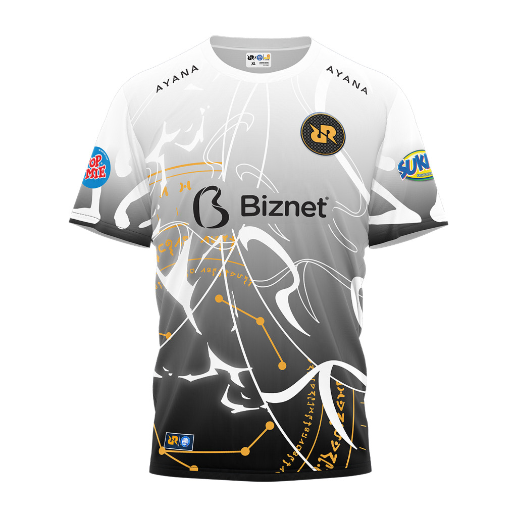 Mùa hè mới RRQ Jersey X Slime PRO White 2025, Áo đa năng mát mẻ và rộng ...