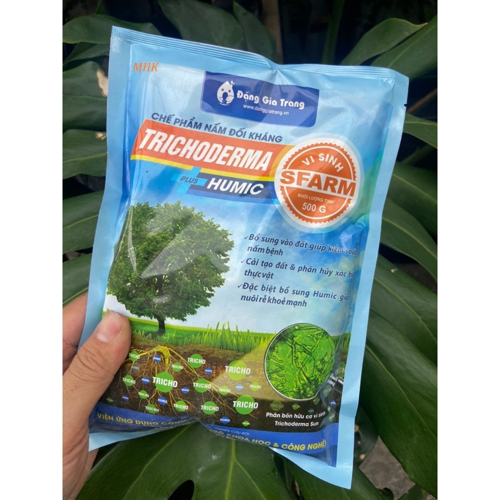 Gói 500gr tiện dụng ! Nấm đối kháng Trichoderma Plus SFARM (bổ sung ...