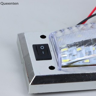 Queenten LED 12V-24V Bảng Điều Khiển Đèn Đọc Sách Nội Thất Ô Tô Độ Sáng Cao Đèn Cabin Cho Xe Tải RV Thuyền Cắm Trại Đèn Tắt QT