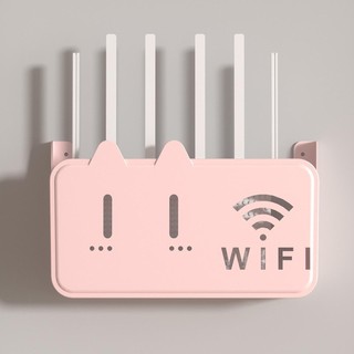 Wifi Router Giá Để Đồ Treo Tường Acrylic Lưng Dính Router Giá Đỡ Tiết Kiệm Không Gian Hộp Cáp Kệ shopidaevn