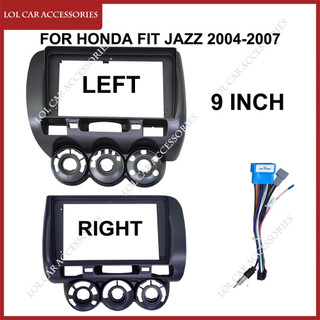 LCA 9 Inch Dành Cho Xe HONDA Fit Jazz City 2004-2007 Radio Car Android MP5 Player Vỏ Khung 2Din Đầu Đơn Vị Fascia Dash Cover