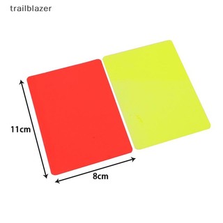Trailblazer Bóng đá Thẻ đỏ và vàng Ghi lại trò chơi Trọng tài Công cụ cho trận đấu bóng đá Mới
