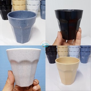 Ly trà đá 168 nhựa Melamine kích thước Ø8.6 x 9.2cm 4 màu 250ml - Trường An VN