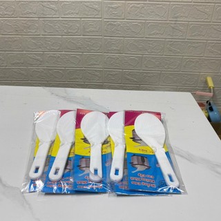 Combo 5 Muôi, Vá xới cơm nhựa việt nhật chống dính, muôn/vá xới cơm nhám chịu nhiệt - Trường An VN