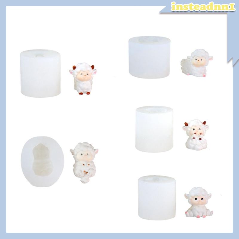 Inste Khuôn Làm Thạch Cao Hình Chú Cừu Mini Dễ Thương