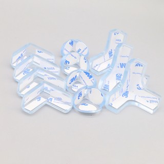 Combo 4 Miếng Silicon Bọc Cạnh Bàn - Bịt Che Góc Nhọn Trong Suốt- Tránh Va Đập Cho Bé - SUNND