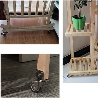 1 Bánh Xe Xoay Bằng Cao Su Mềm Chịu Được Sức Nặng 20kg Dùng Cho Đồ Nội Thất / Tủ / Nôi Em Bé